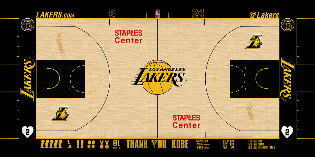 Kobe Special Court Desk Pad